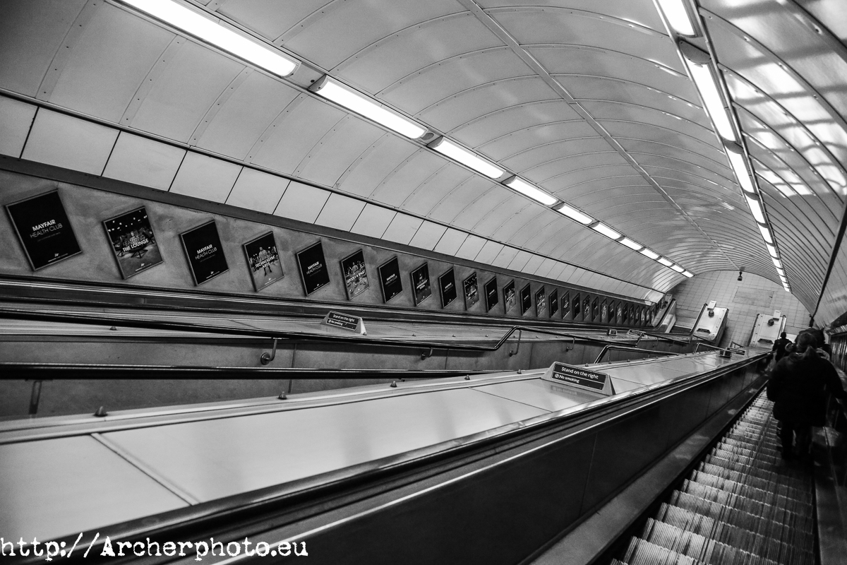 London Underground, Archerphoto, samples of professional photography in Spain
