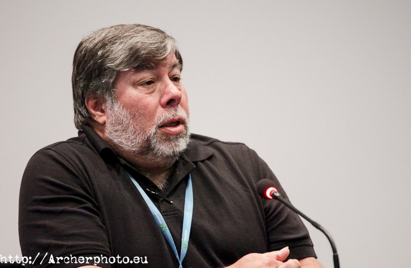 cinco consejos para salir bien en las fotografías de actos públicos Steve Wozniak