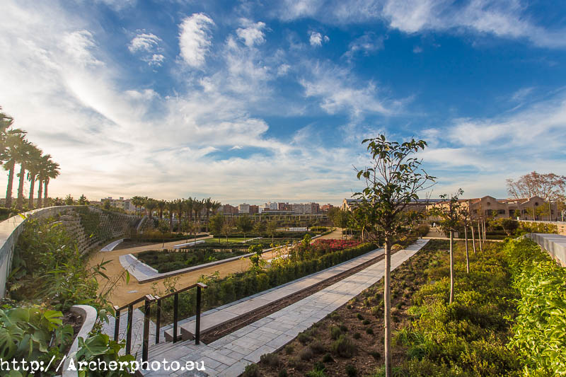 Una vista del Parque Central de Valencia el día de la inauguración.